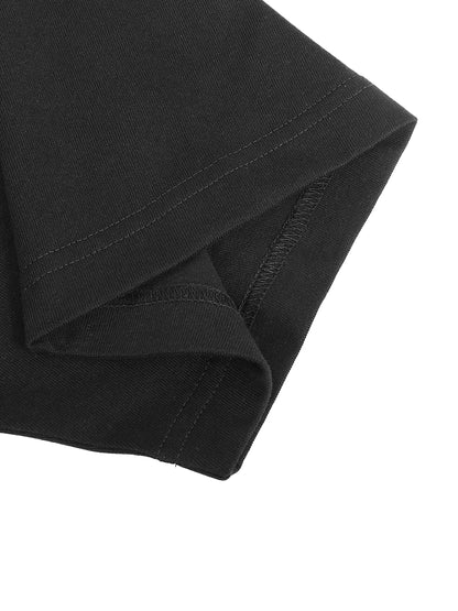 Contrast Piped Panel Unisex T-Shirt