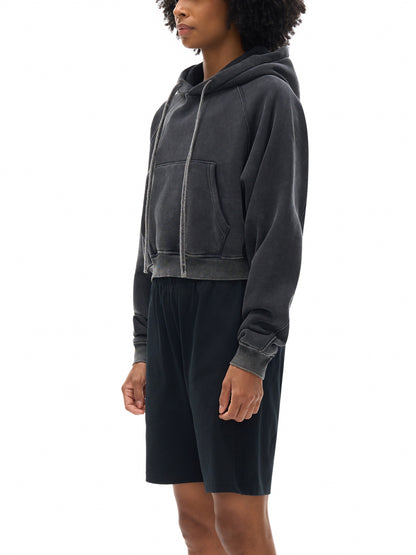 Women's Snow Washed Cropped Hoodie