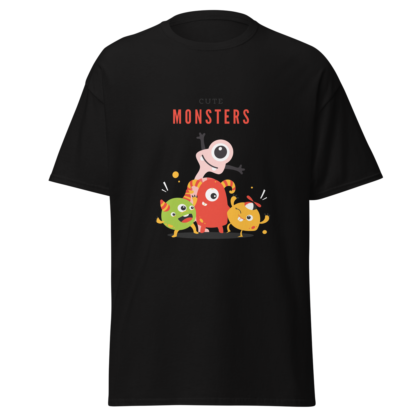 Monstres mignons T-shirt classique pour hommes