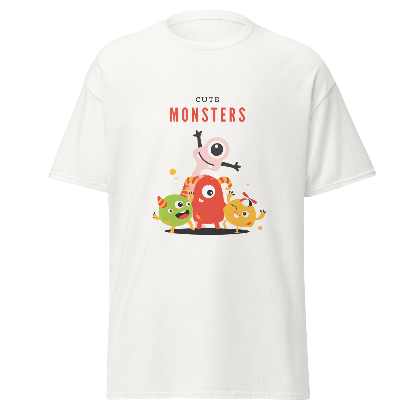 Monstres mignons T-shirt classique pour hommes