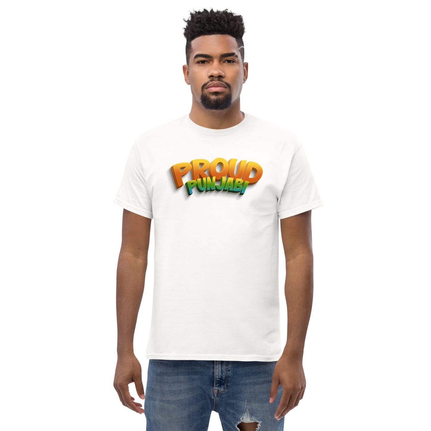 Fier Punjabi Trendy T-shirt classique pour hommes