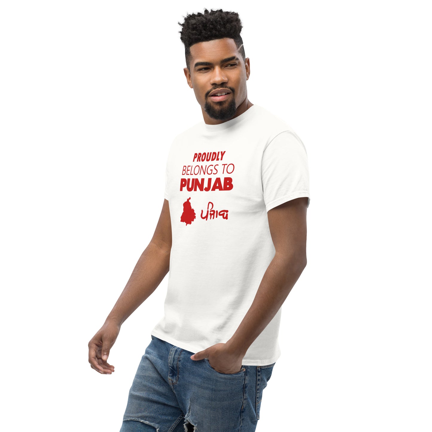 T-shirt fier Punjabi pour hommes