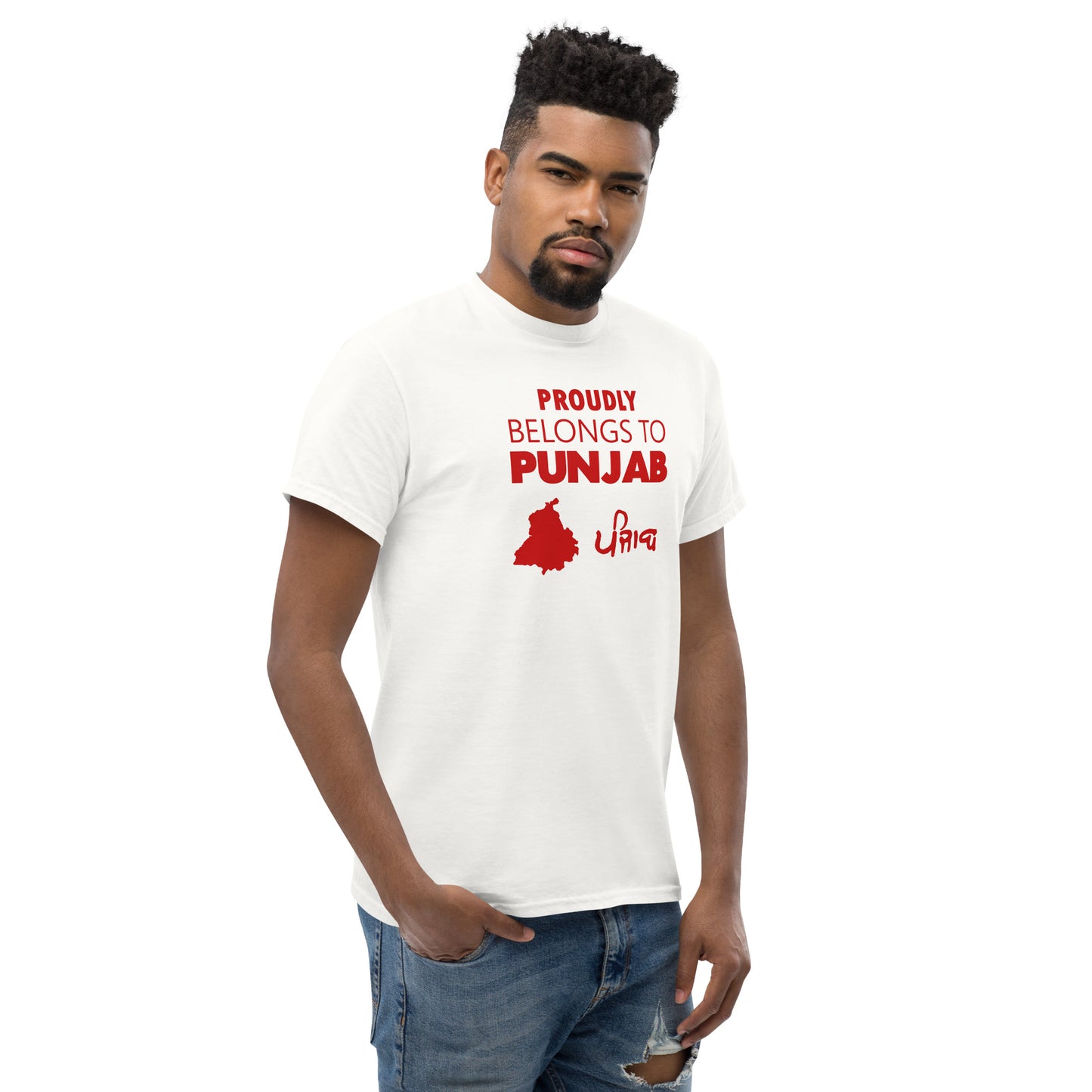 T-shirt fier Punjabi pour hommes