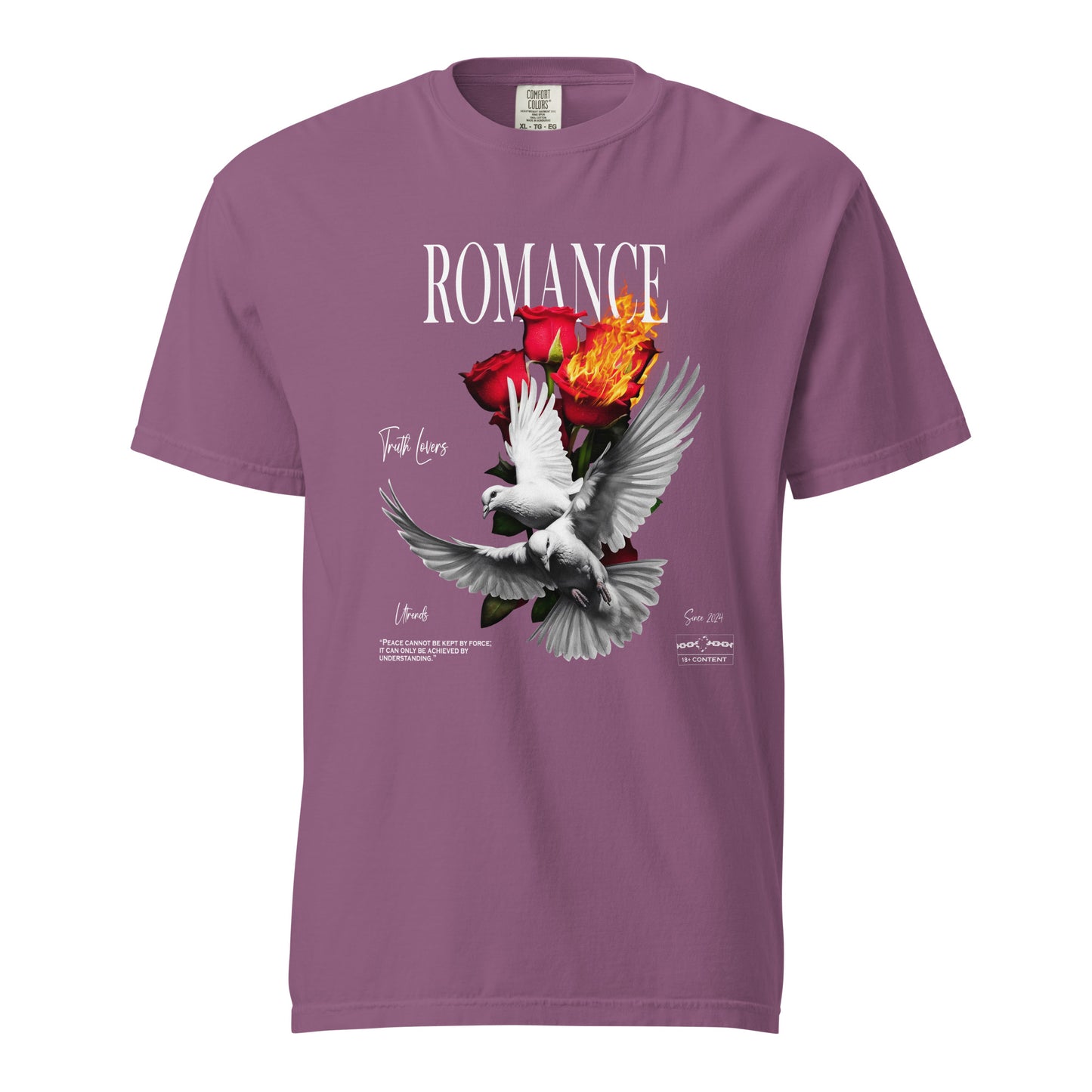 Romance unisex heavyweight t-shirt