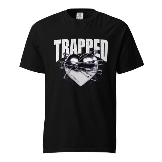 Trapped unisex heavyweight t-shirt