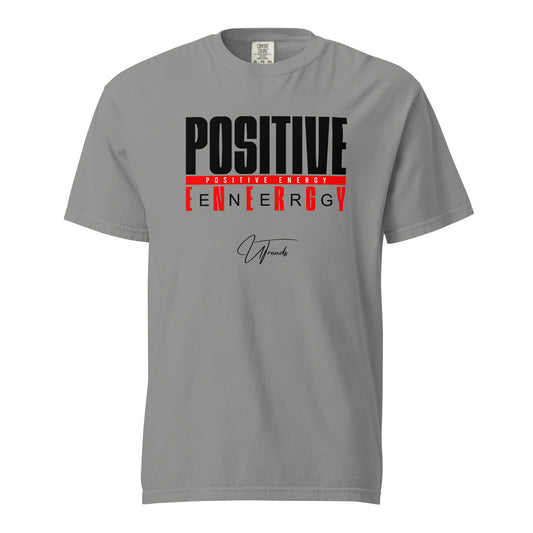 T-shirt lourd teint en vêtement Positive-Energy-Unisex