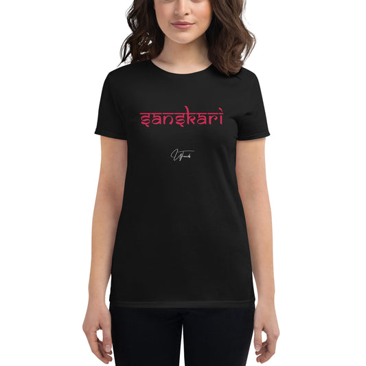 Sanskari Women's short sleeve t-shirt